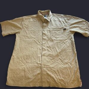 Y2K The North Face Tekware Short Sleeve Button Up